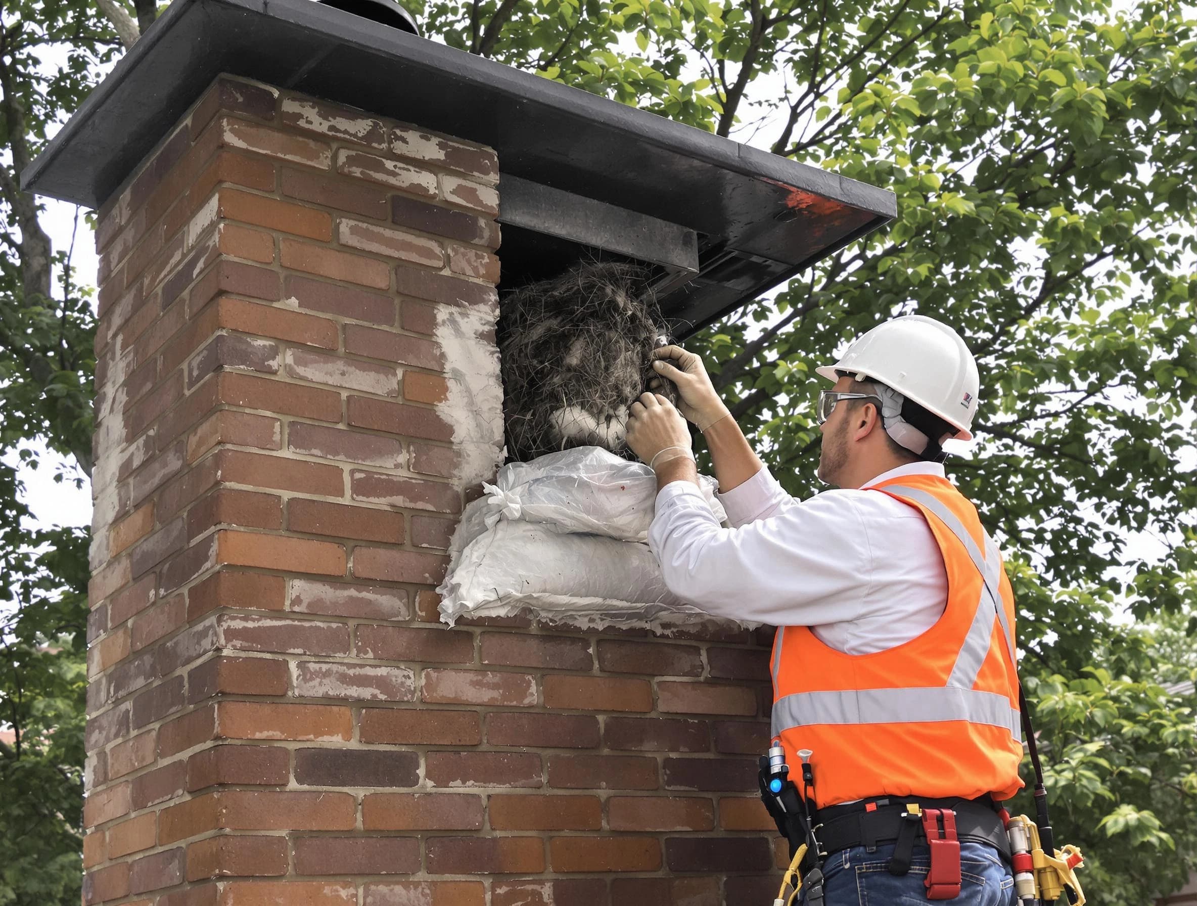 Humane removal of debris and animals by Edgewater Chimney Sweep in Edgewater, CO