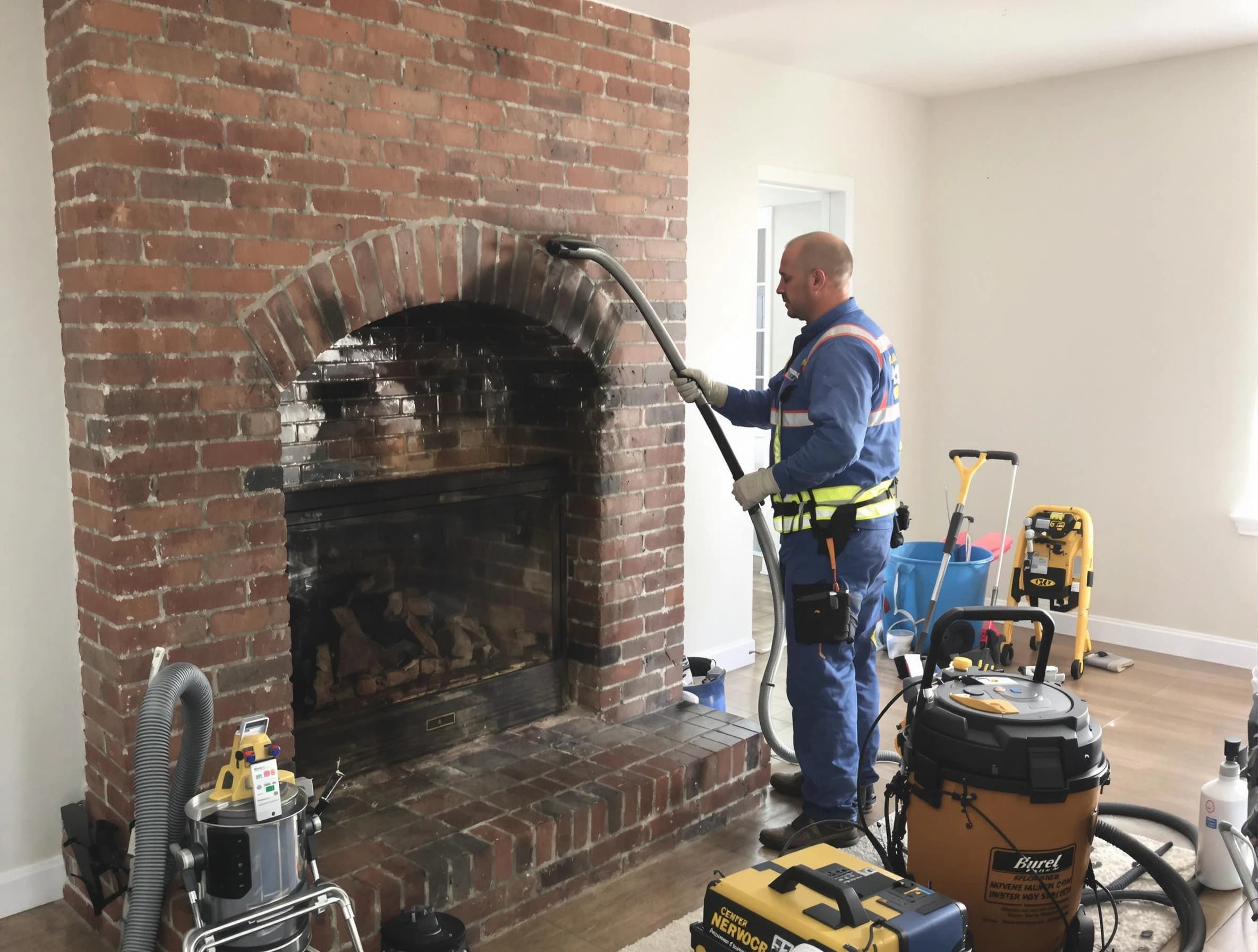 Edgewater Chimney Sweep expert performing detailed chimney sweep in Edgewater, CO