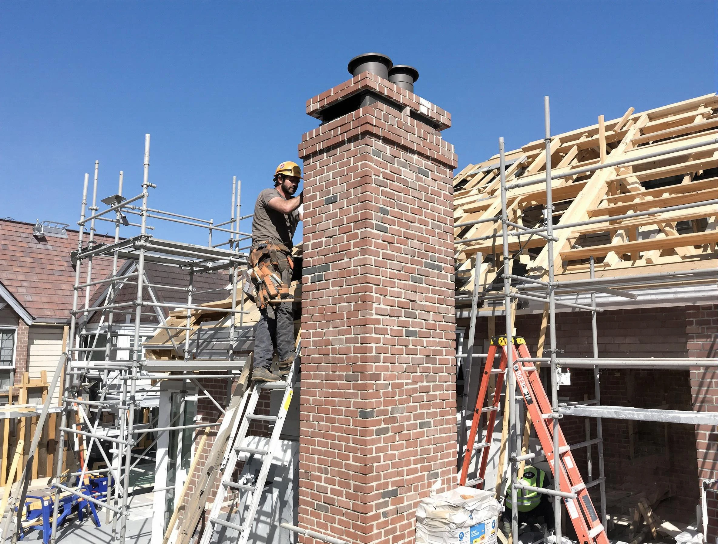 New chimney installation completed by Edgewater Chimney Sweep in Edgewater, CO