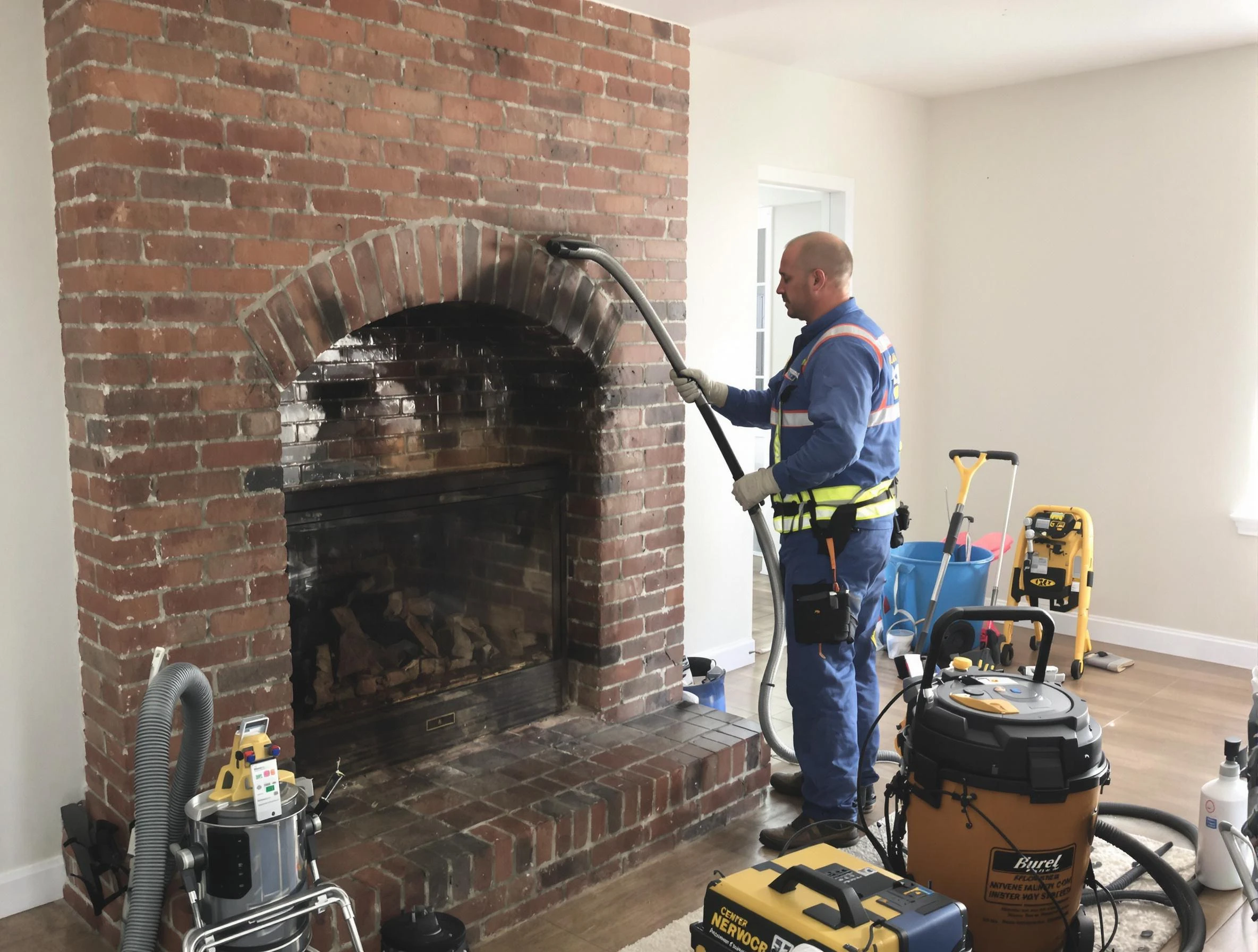 Edgewater Chimney Sweep expert performing detailed chimney sweep in Edgewater, CO